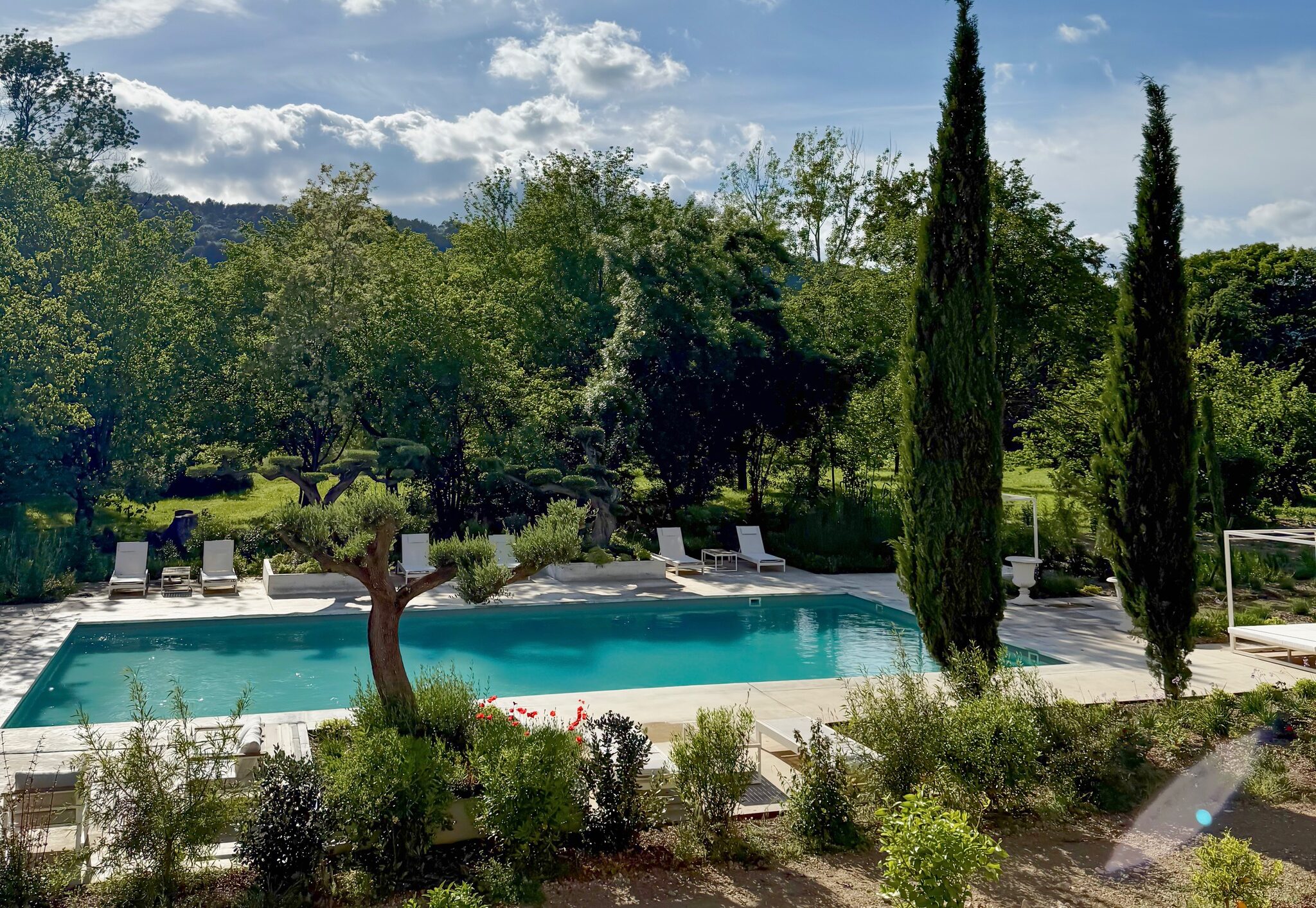 Nos piscines aux Château Pimo